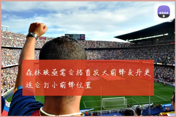 森林狼亟需合格首发大前锋麦丹更适合打小前锋位置